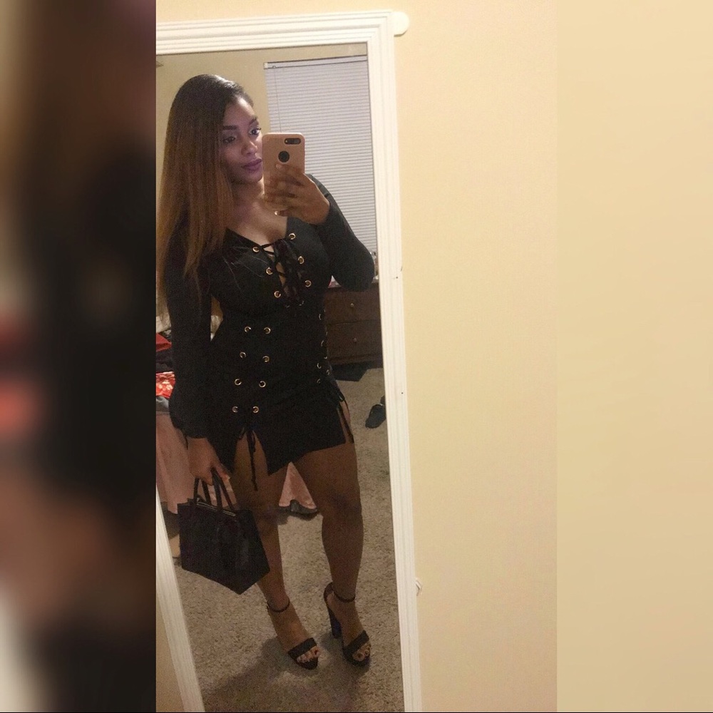 Black dress, only worn once.